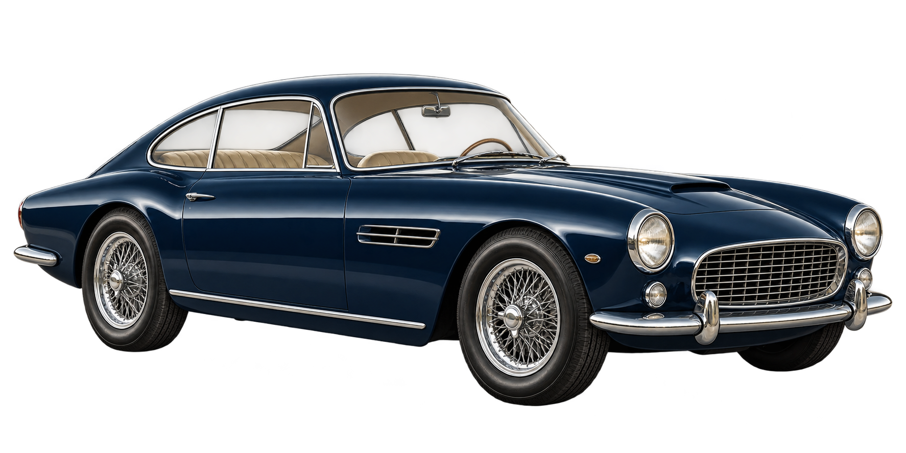 Classic collectible grand touring car